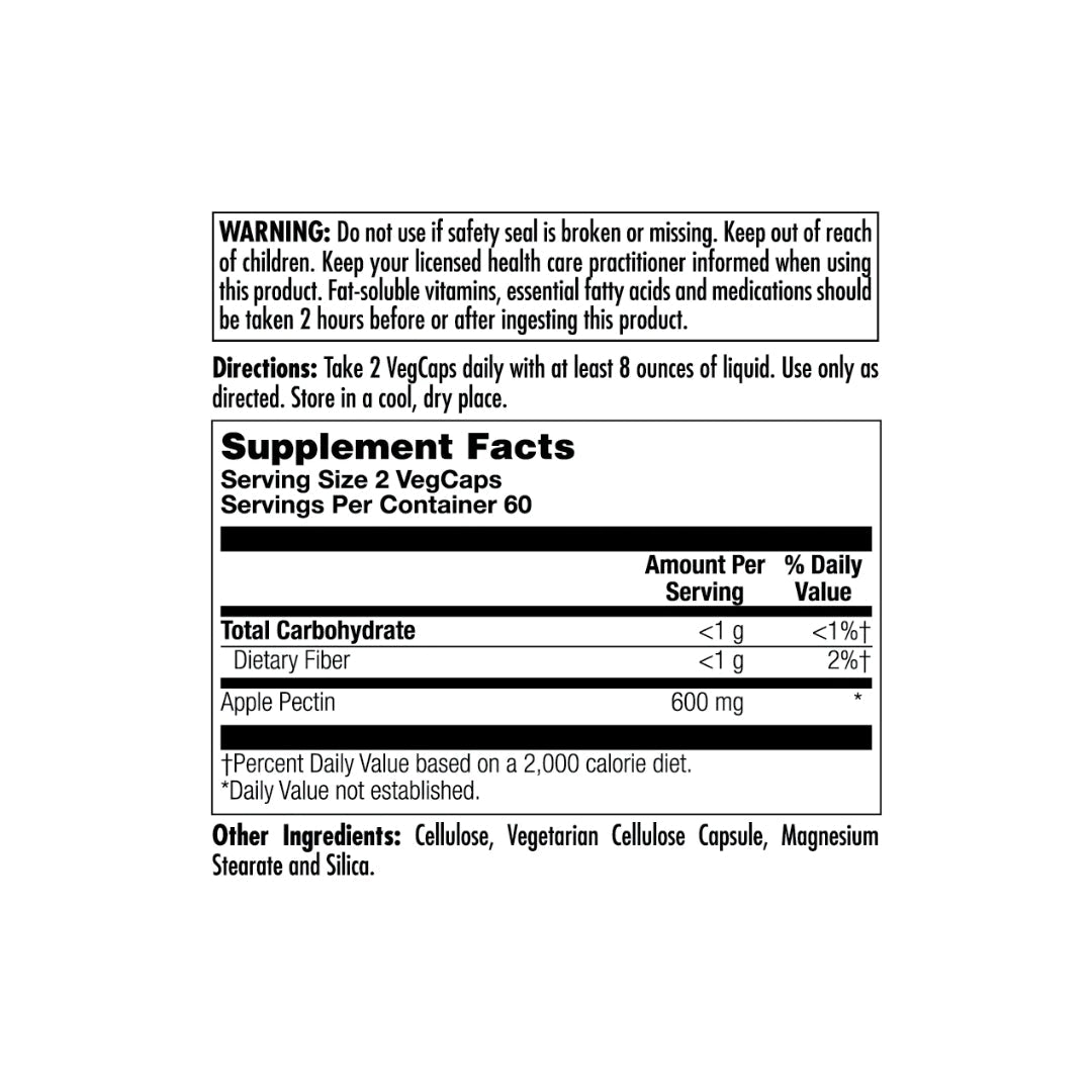 Apple Pectin 600mg - Medaid International