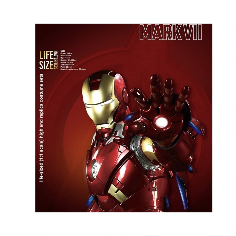 1:1 Iron Man MK7 Wearable Armour  Newly Upgraded  Deluxe Ver By Killer Body - Medaid International