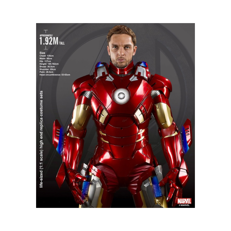 1:1 Iron Man MK7 Wearable Armour  Newly Upgraded  Deluxe Ver By Killer Body - Medaid International