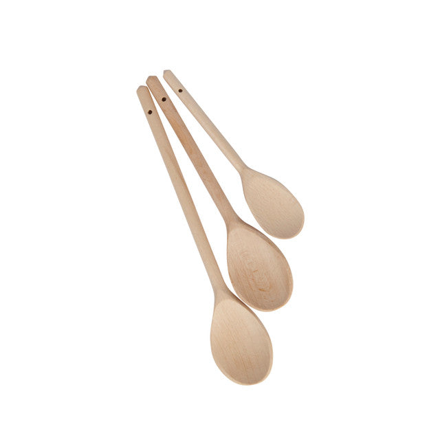 Set of Three Beech Wood Spoons - Medaid International
