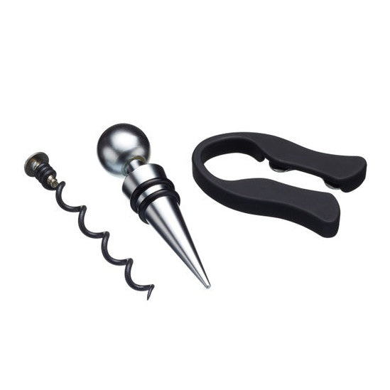 BarCraft Deluxe Lever-Arm Corkscrew Gift Set - Medaid International