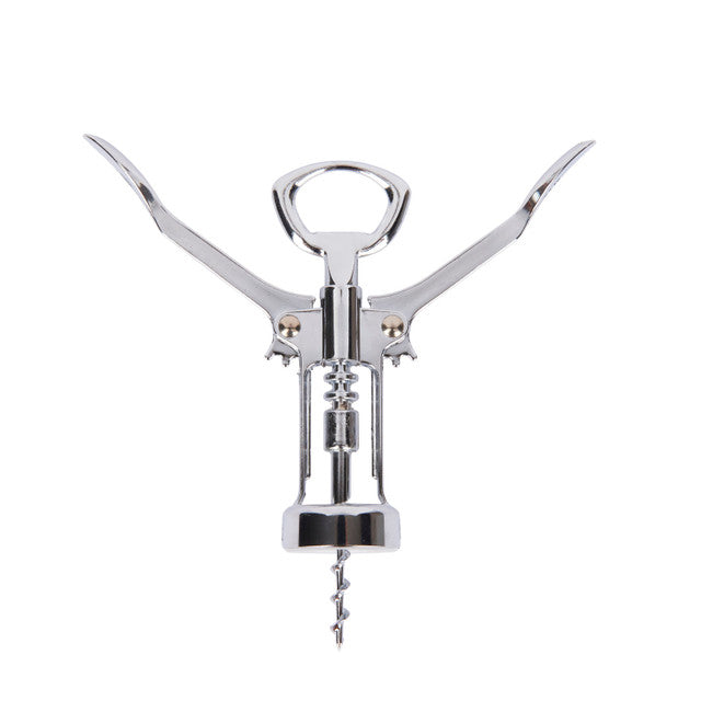 BarCraft Double Handled Chrome Wing Corkscrew - Medaid International