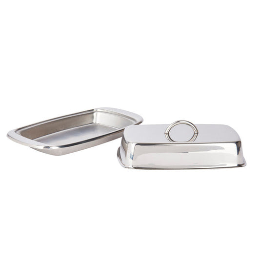 Stainless Steel Covered Butter Dish - Medaid International