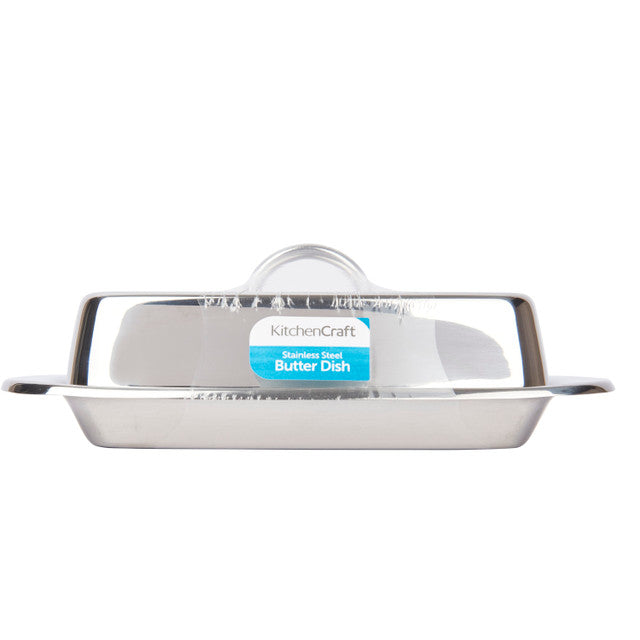 Stainless Steel Covered Butter Dish - Medaid International