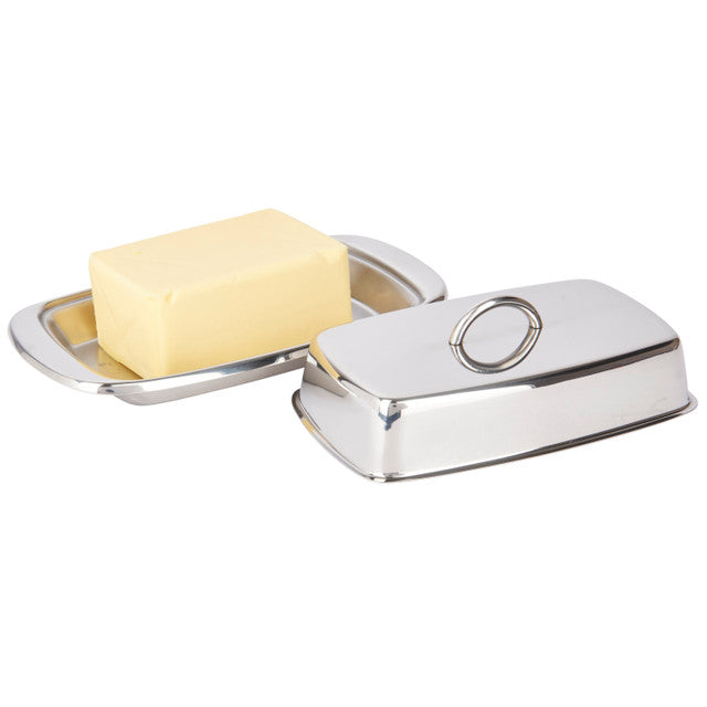 Stainless Steel Covered Butter Dish - Medaid International