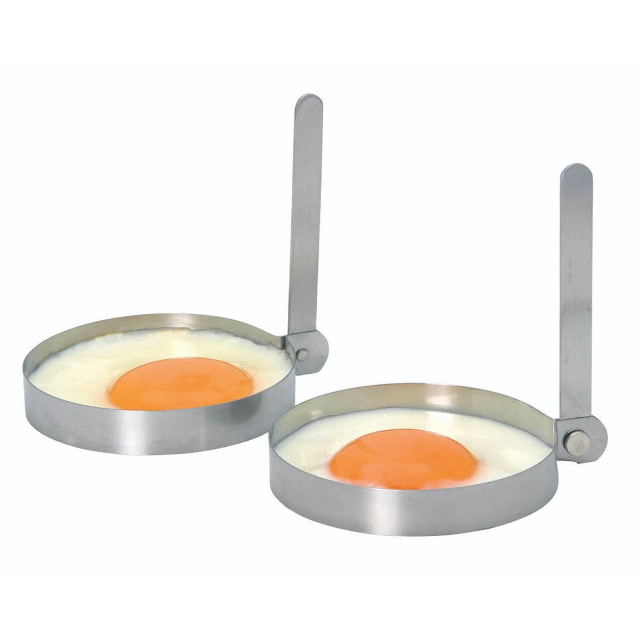 Set of 2 Stainless Steel Round Egg Rings - Medaid International