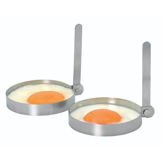 Set of 2 Stainless Steel Round Egg Rings - Medaid International
