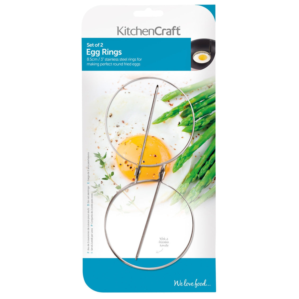 Set of 2 Stainless Steel Round Egg Rings - Medaid International