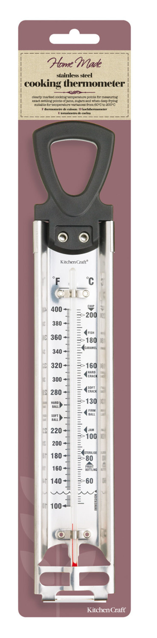 Home Made Deluxe Stainless Steel Cooking Thermometer - Medaid International