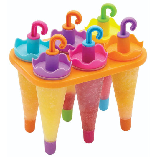 Set of 6 Umbrella Lolly Makers With Stand - Medaid International