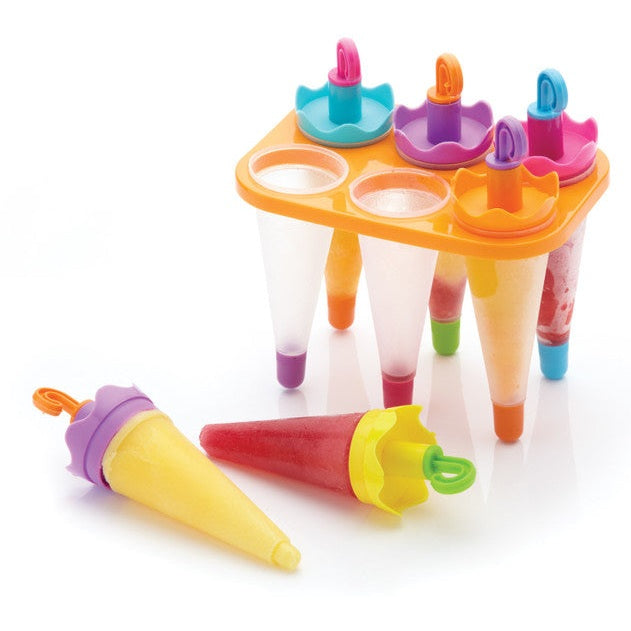 Set of 6 Umbrella Lolly Makers With Stand - Medaid International