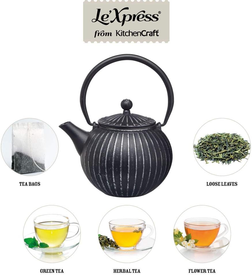 La Cafeti√®re Cast Iron Teapot and Infuser, 600ml, Black (Copy) - Medaid International