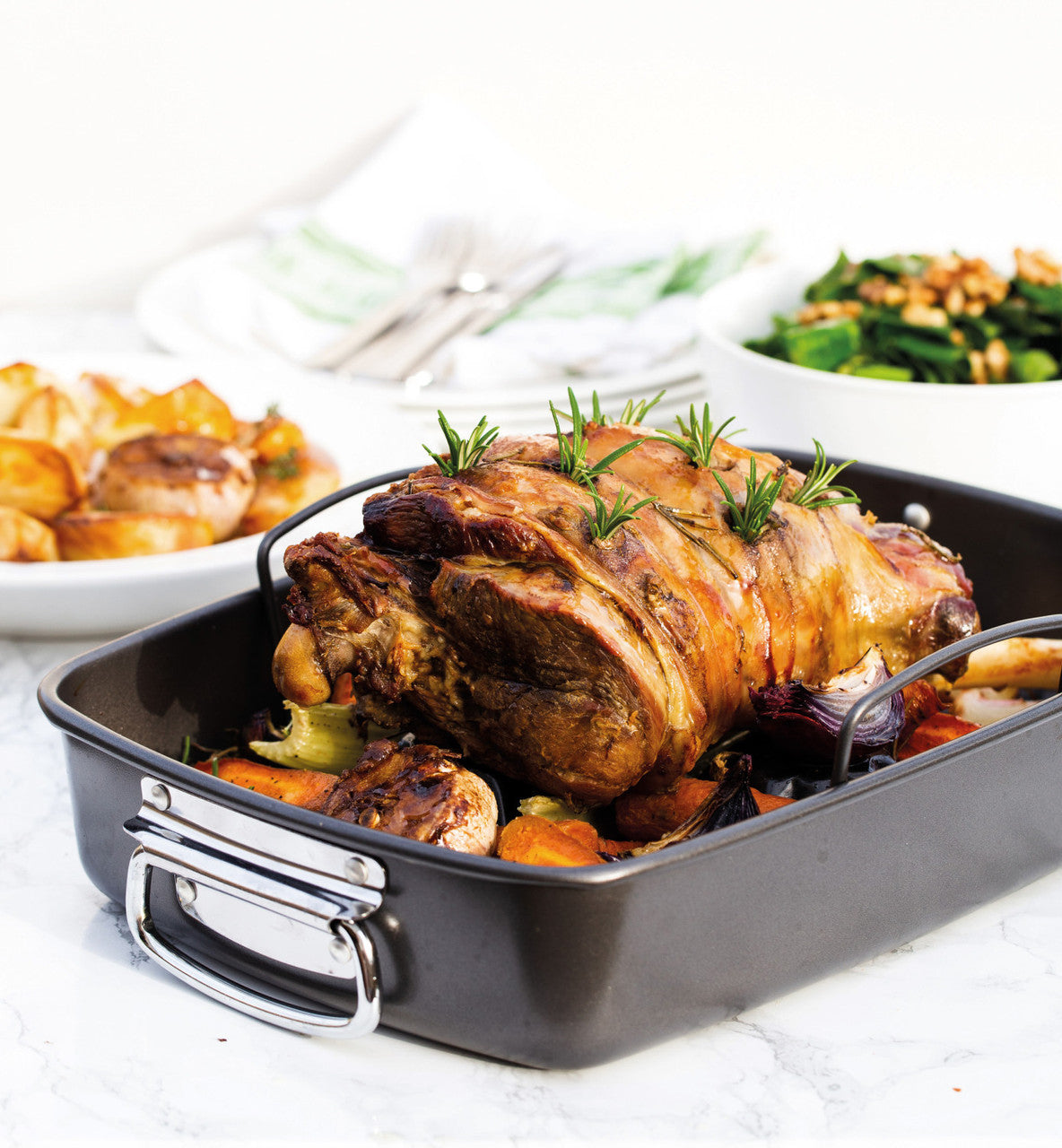 MasterClass Non-Stick Roasting Pan with Rack - Medaid International