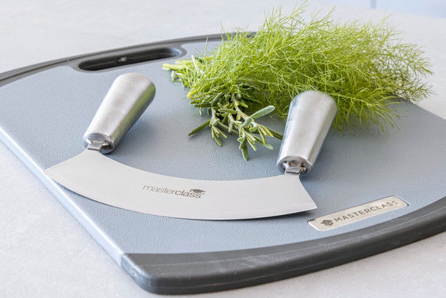 MasterClass Acero Stainless Steel 18cm (7") Single Bladed Hachoir - Medaid International