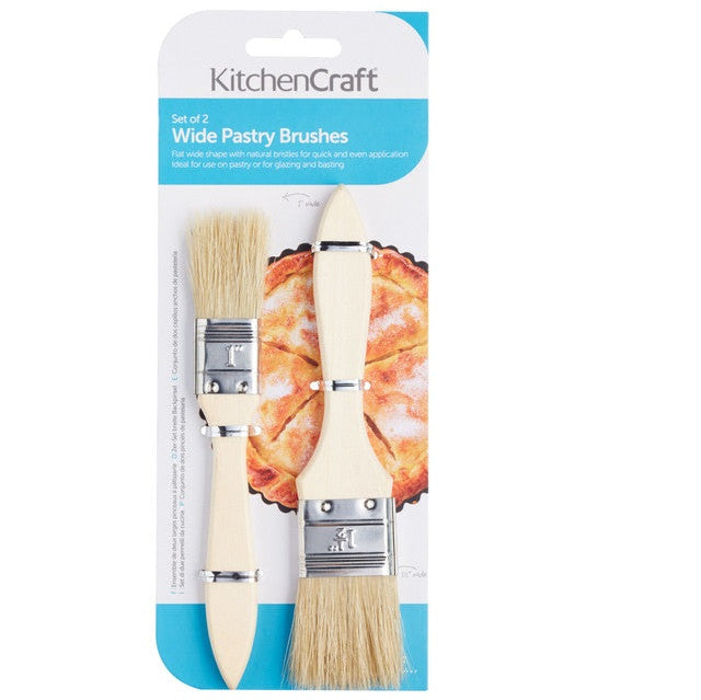 Set of 2 Wide Pastry Brushes - Medaid International