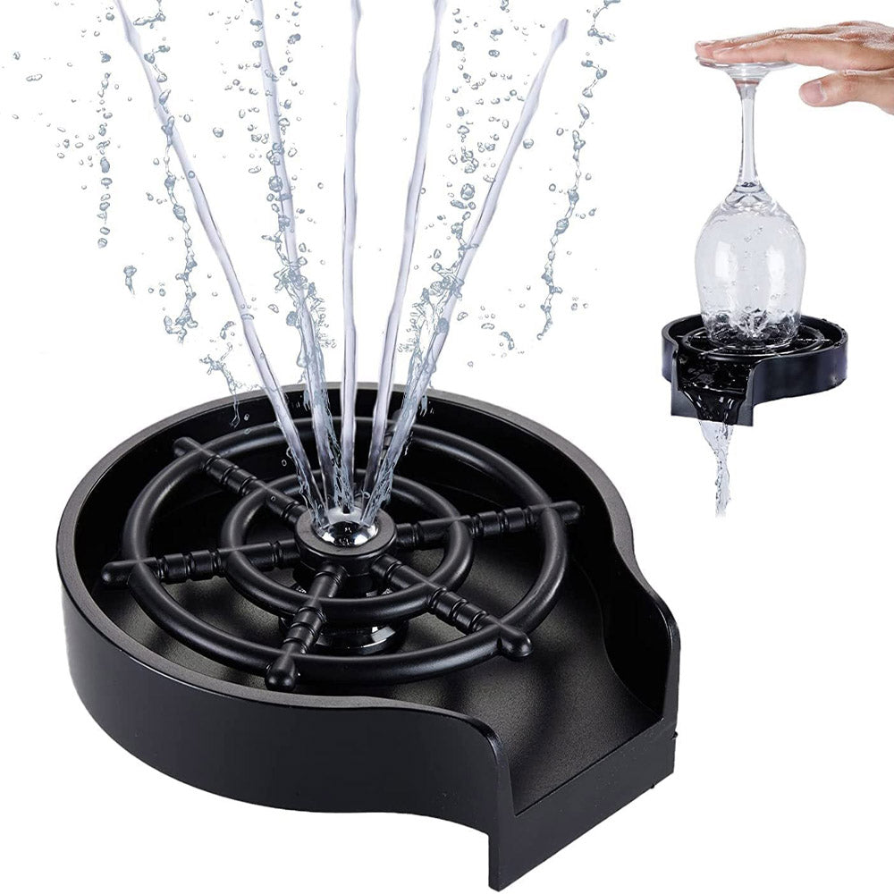 Faucet Glass Washer Cleaner Attachment Accessory for Bar Sink - Medaid International