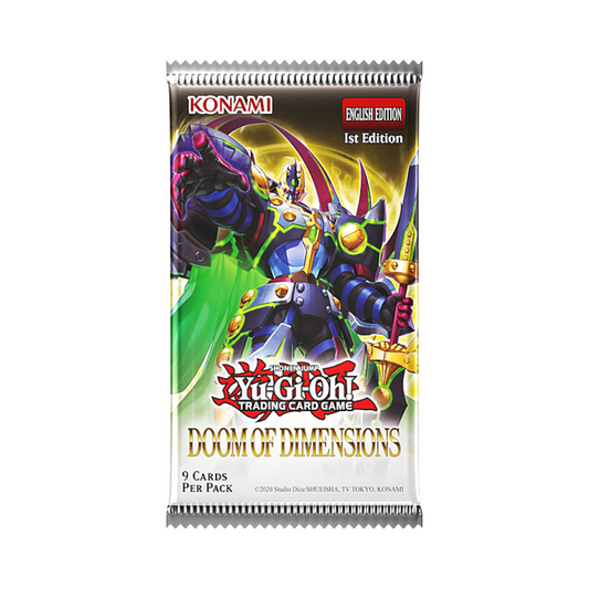 Yu-Gi-Oh TCG : Doom Of Dimensions Booster Pack - Medaid International