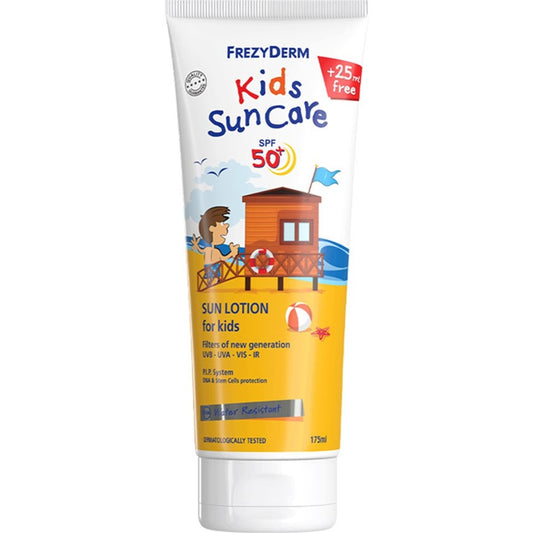 FREZYDERM SUN LOTION FOR KIDS SPF50+ 175ml - Medaid