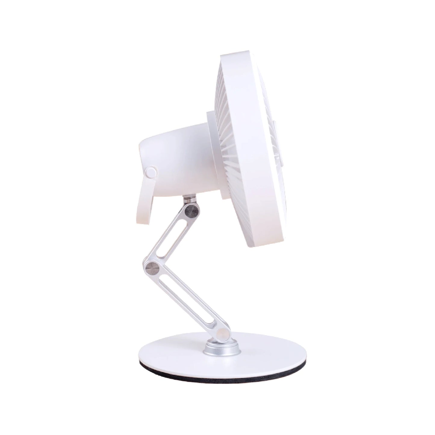 L08F Foldable Desk Fan Holder with LED Light – Portable & Adjustable