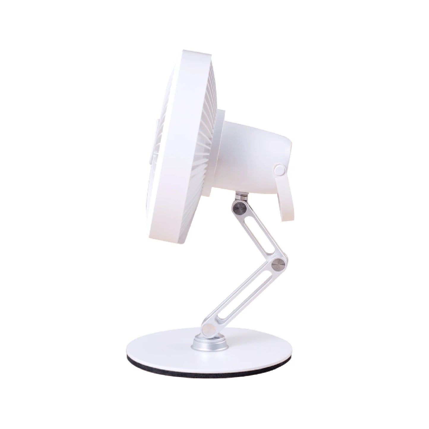 L08F Foldable Desk Fan Holder with LED Light – Portable & Adjustable