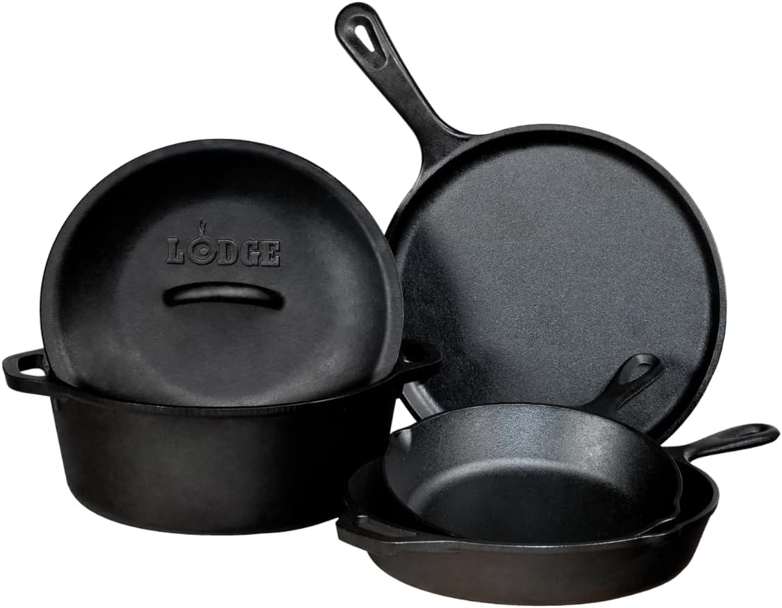 Seasoned Cast Iron 5 Piece Set - Medaid International
