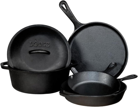Seasoned Cast Iron 5 Piece Set - Medaid International