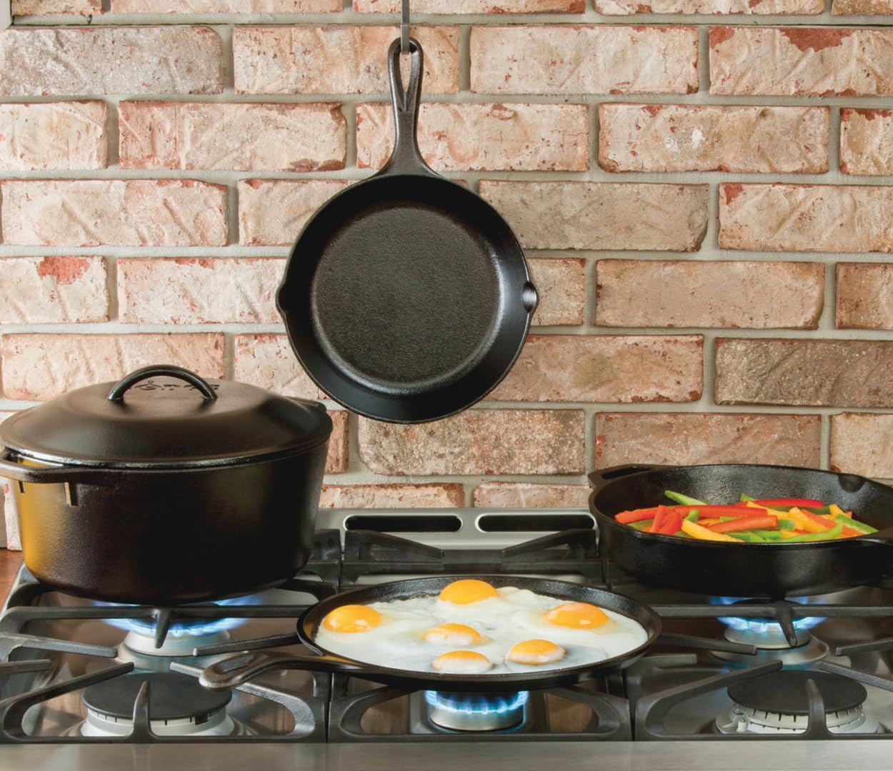 Seasoned Cast Iron 5 Piece Set - Medaid International