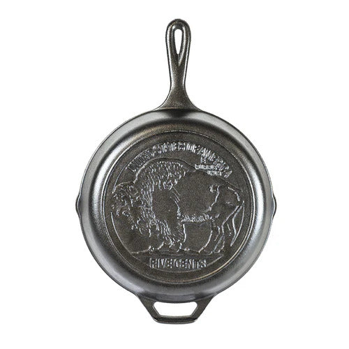 Wildlife Series 26cm Buffalo Nickel Skillet - Medaid International