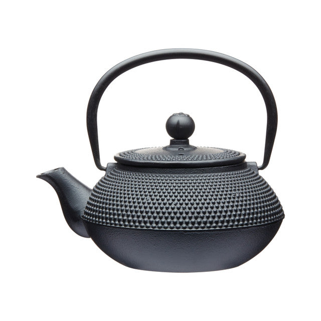 La Cafeti√®re Cast Iron Teapot and Infuser, 600ml, Black - Medaid International
