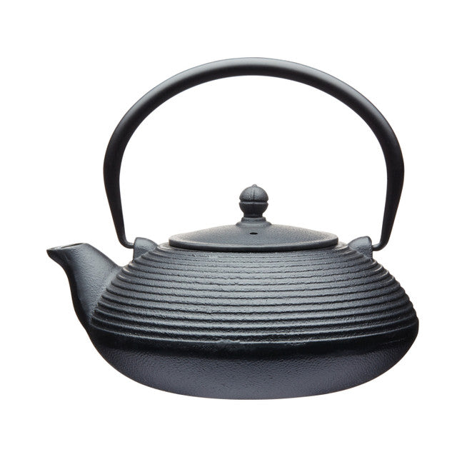 La Cafeti√®re Cast Iron Teapot and Infuser, 900ml, Black - Medaid International