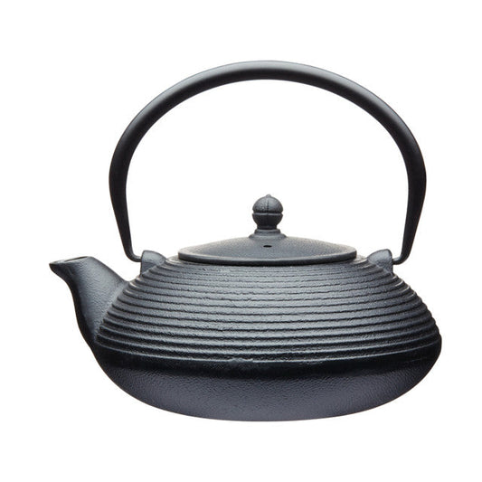 La Cafeti√®re Cast Iron Teapot and Infuser, 900ml, Black - Medaid International