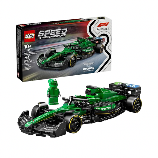 Lego Speed Champions 77245 Aston Martin Aramco F1 Amr24 Race Car Toys by LEGO - Medaid International