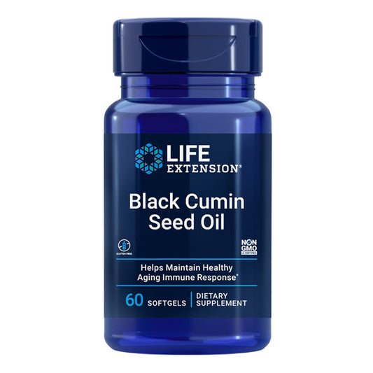 Life extension Black Cumin Oil 60 Softgels - Medaid International