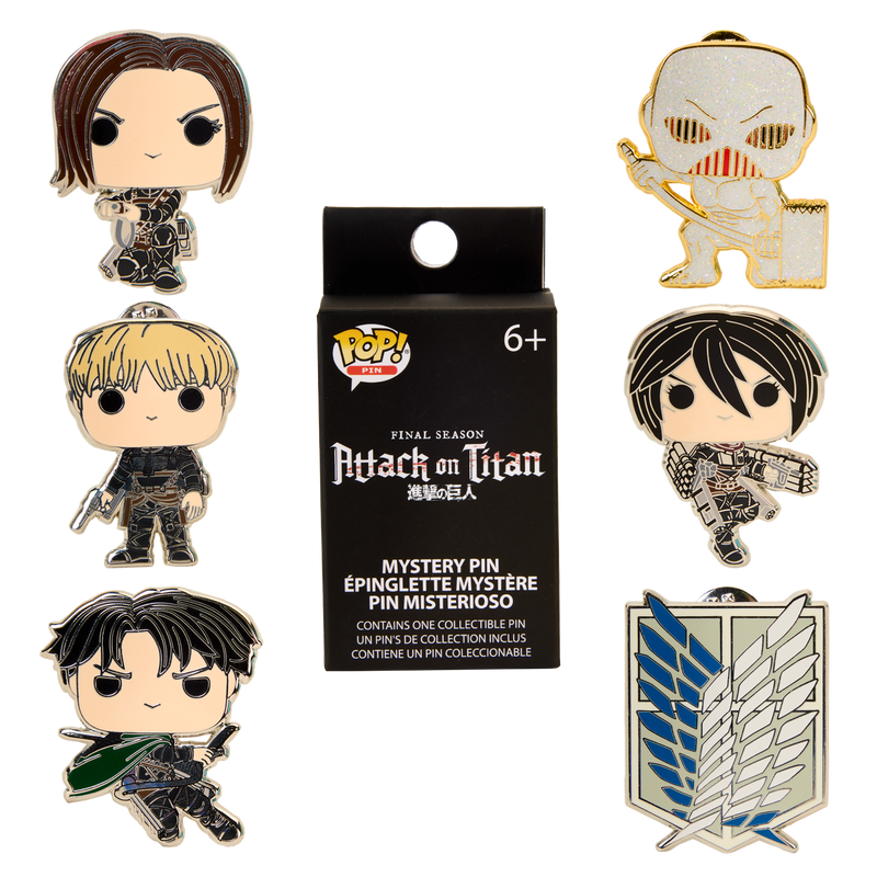 Funko Loungefly! Blind Box Pin: Attack on Titan S4 Characters - Medaid International