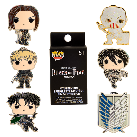 Funko Loungefly! Blind Box Pin: Attack on Titan S4 Characters - Medaid International