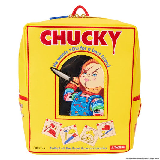 Funko Loungefly! Leather: Childs Play Chucky Box Mini Backpack - Medaid International