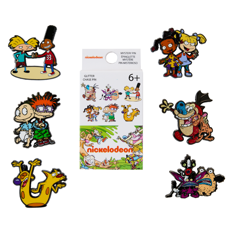 Loungefly! Blind Box Pin: Nickelodeon Nick Retro Mystery Box Pins - Medaid International