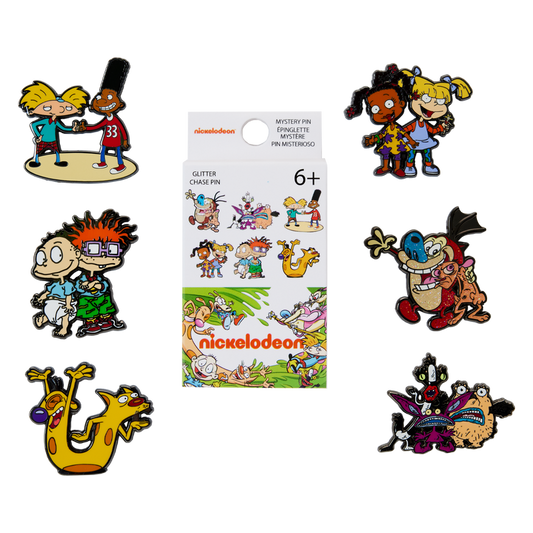 Loungefly! Blind Box Pin: Nickelodeon Nick Retro Mystery Box Pins - Medaid International