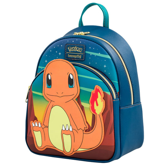 Loungefly! Leather: Pokemon Charmander Cosplay Mini Backpack - Medaid International