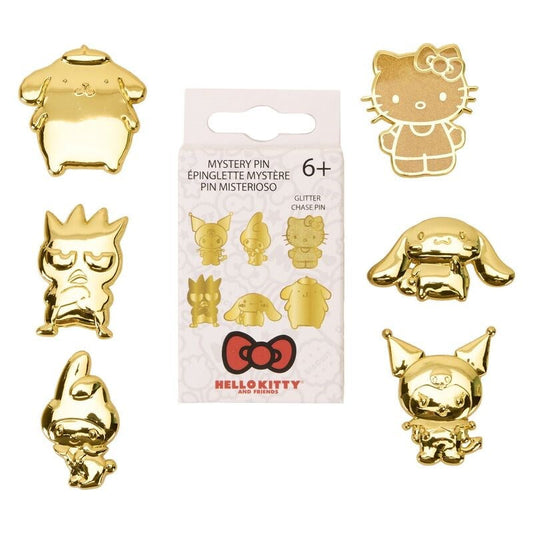 Funko Loungefly! Blind Box Pin: Sanrio 50Th Anniversary Gold Mystery Box - Medaid International