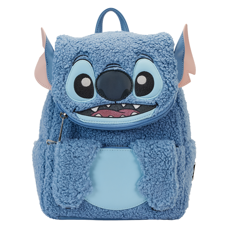 Funko Loungefly! Leather: Disney Stitch Plush Pocket Mini Backpack - Medaid International
