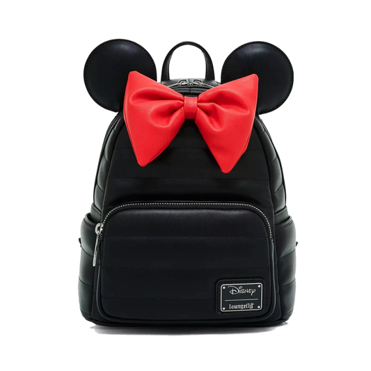 Loungefly! Leather: Disney Minnie Mouse Quilted Puff Mini Backpack - Medaid International