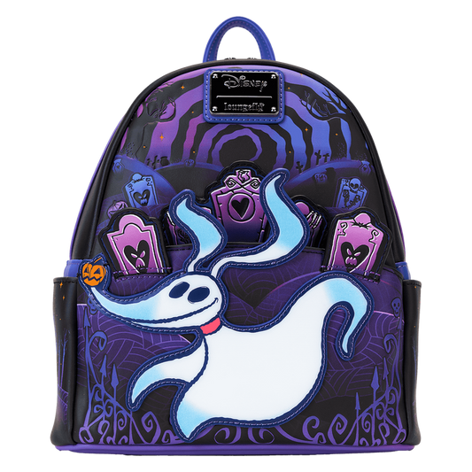 Loungefly! Leather: Disney TNBC Zero Mini Backpack - Medaid International