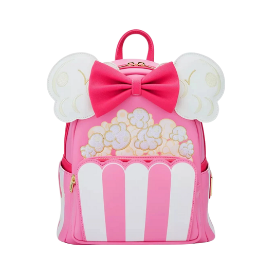 Loungefly! Leather: Disney Minnie Cosplay Popcorn Mini Backpack - Medaid International