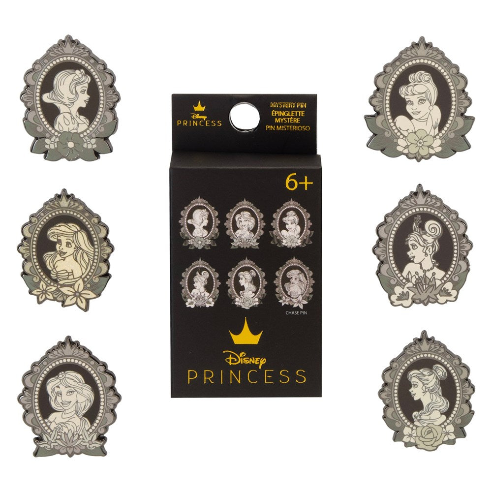 Funko Loungefly! Blind Box Pin: Disney Princesses Cameo Mystery Box Pins - Medaid International
