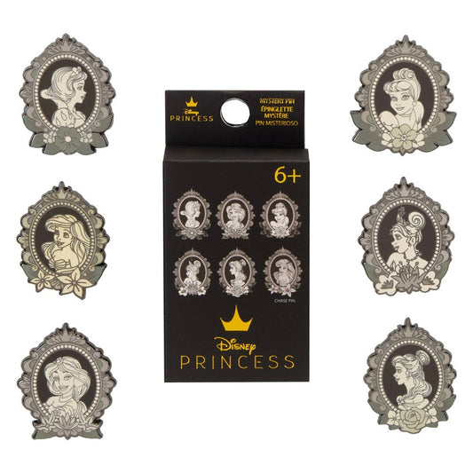 Funko Loungefly! Blind Box Pin: Disney Princesses Cameo Mystery Box Pins - Medaid International