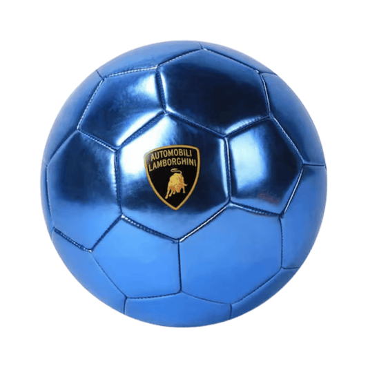 LAMBORGHINI No.5-MATELIC PVC SOCCER BALL - BLUE - Medaid International