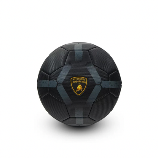 LAMBORGHINI #5 MACHINE SEWING PVC SOCCER BALL - BLACK - Medaid International