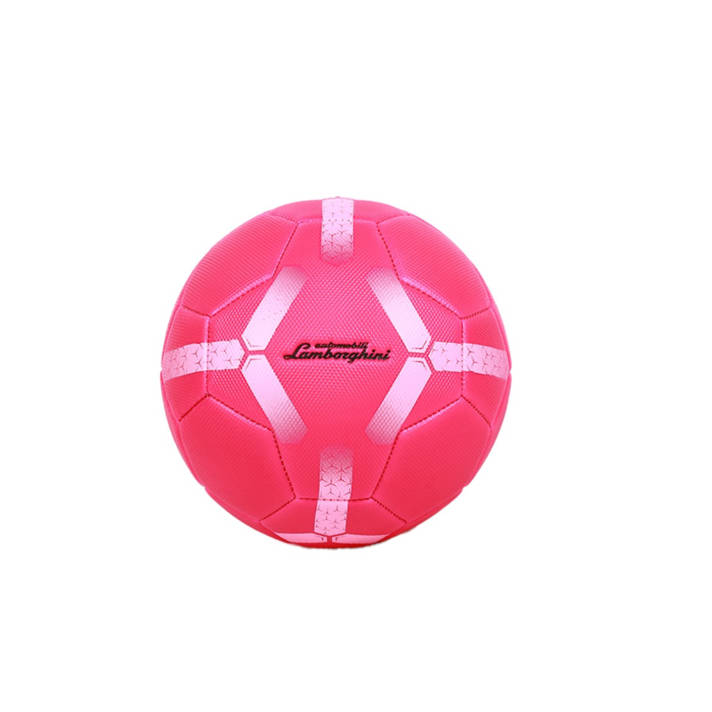 LAMBORGHINI #5 MACHINE SEWING PVC SOCCER BALL - PINK - Medaid International