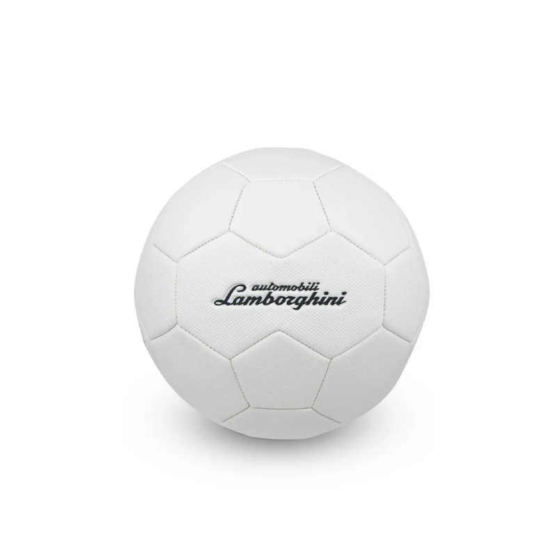 LAMBORGHINI #5 MACHINE SEWING PVC SOCCER BALL - WHITE - Medaid International